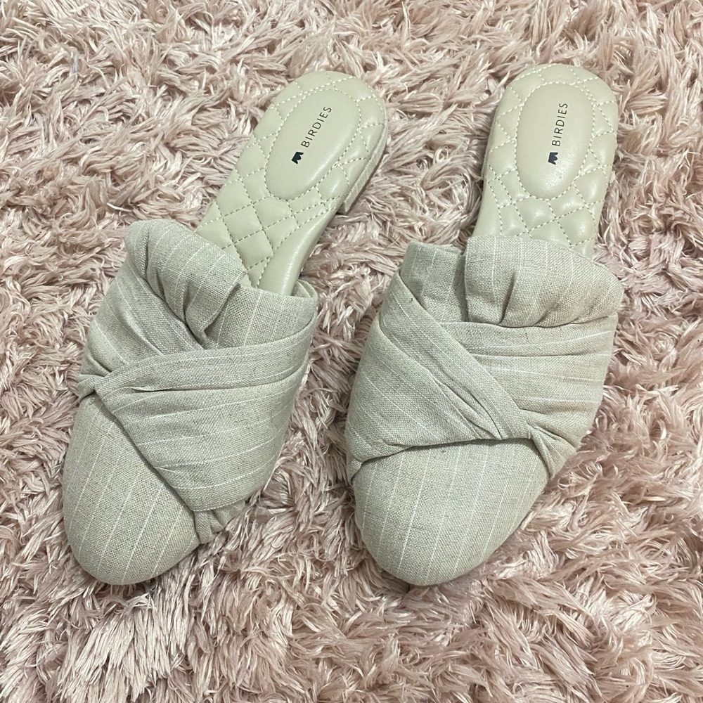 Birdies | Canvas Wrap Slip On Mules - image 1